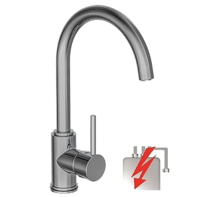 Abbildung von Schütte Spültischarmatur &quot;CASALLA&quot;, Niederdruckarmatur, energiesparender Wasserhahn, Mischbatterie