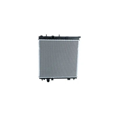 Abbildung von NRF 550016 Kühler, Motorkühlung Aluminium 410 380 26 Kühlrippen gelötet PEUGEOT: 207 Schrägheck, CC, 208 I CITROËN: DS3 Cabrio