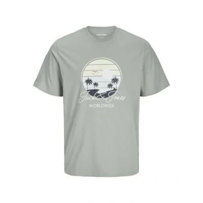 Abbildung von Jack &amp; Jones Gedruckt Tshirt print, Herren, Größe: XS, Iceberg green
