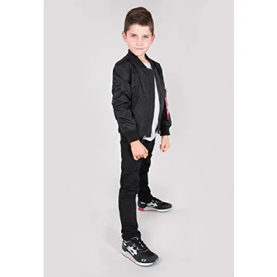 Abbildung von Alpha Industries Unisex Kinder MA 1 TT Kids coole Bomberjacke, Black, 158 164