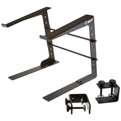 Abbildung von Adam Hall Stands SLT001 Laptopständer mit Klemme schwarz