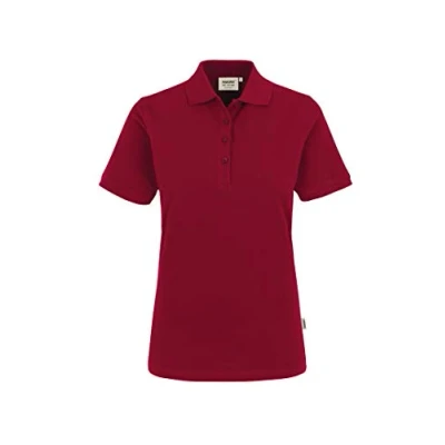 Abbildung von HAKRO Damen Polo Shirt &quot;Classic&quot; 110 weinrot Größe: XXL