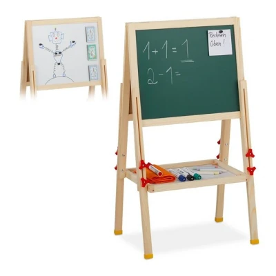 Abbildung von relaxdays Standtafel für Kinder höhenverstellbar