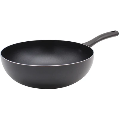 Abbildung von Krüger Wok &quot;Aluminium Wokpfanne, 28 cm&quot;, Aluminiumguss, (1 tlg.), für Induktions Kochfelder geeignet