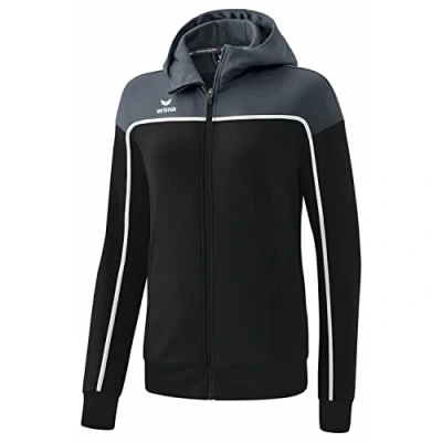 Abbildung von Erima Change Trainingsjacke, Damen, Größe: 40, Black grey slate weiss