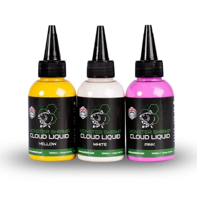Abbildung von Nash Monster Shrimp Cloud Liquid Gelb (100ml) Boilie