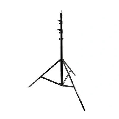 Abbildung von ayex GK 280 vielseitiges Aluminium Lampenstativ 280cm, mit Spigotadapter und 3 Wege Spigotaufnahme