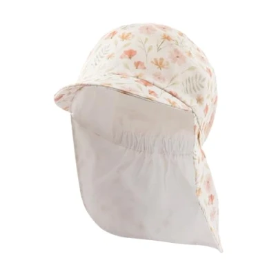 Abbildung von Sterntaler MIT Nackenschutz Floral Cap für Kinder, Größe: 51, Ecru