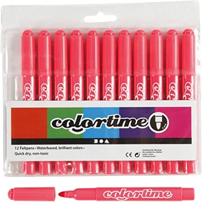 Abbildung von Hellrosa Jumbo Marker. 12st.