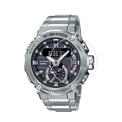 Abbildung von Zshion Displayschutzfolie für Casio GST B200, 9H Härte, gehärtetes Glas, B200 mit Anti Fingerabdruck, blasenfrei, kristallklar, 2 Stück