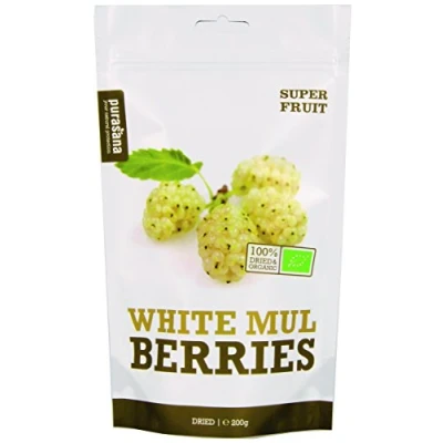 Abbildung von Purasana Bio Weiße Maulbeeren, getrocknet 200g