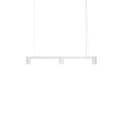 Abbildung von Arcchio Hängeleuchte Brinja, weiß, 90 cm lang, 3 flg., GU10