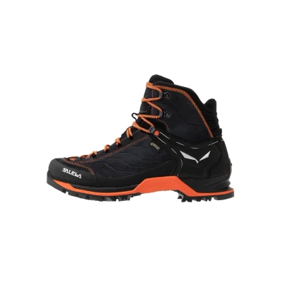 Abbildung von Salewa MTN Trainer MID GTX Alpin/Bergstiefel, Herren, Größe: 44.5, Asphalt/fluo orange Schuhe