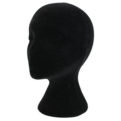 Abbildung von Gemini_mall® weibliche Styropor Schaufensterpuppe Manikin Kopf Modell Perücke Haare Brille Hut Display