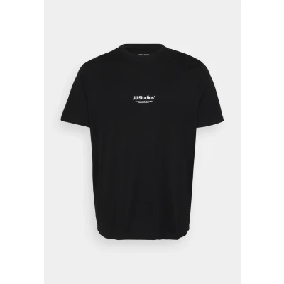Abbildung von Jack &amp; Jones Jjesoho TEE CREW NECK Tshirt print, Herren, Größe: 6XL, Black