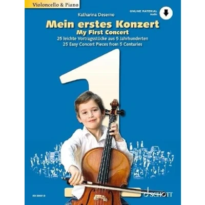 Abbildung von Mein erstes Konzert: 25 leichte Vortragsstücke aus 5 Jahrhunderten. Violoncello und Klavier.