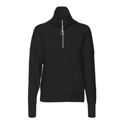 Abbildung von VERO MODA Damen VMSABA Stripe LS Highneck Blouse GA NOOS Pullover, Black, XXL