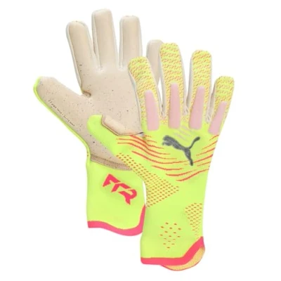 Abbildung von Puma FUTURE Ultimate NC Fußball Torwarthandschuhe Mit Other Pattern Yellow Alert/Sun Struck Größe: 7.5