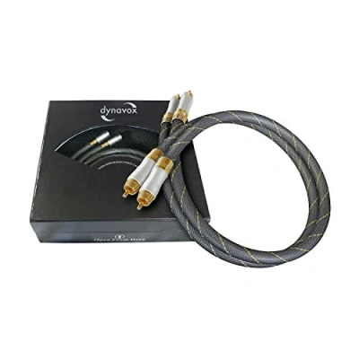 Abbildung von Dynavox Highend Stereo Cinchkabel 2 x 1,5m