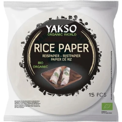 Abbildung von Yakso Reispapier mit Tapioka 15 Stück 150 g