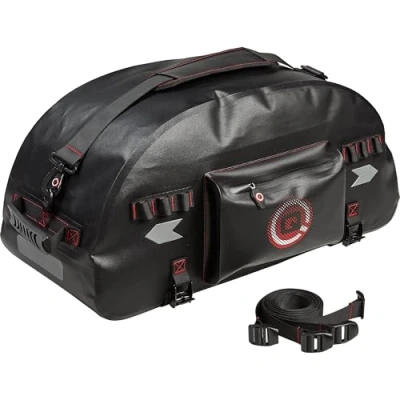 Abbildung von QBag Hecktaschenrolle wasserdicht 50 Liter Stauraum schwarz