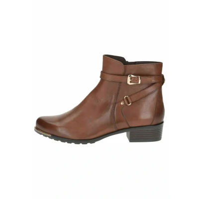 Abbildung von Caprice Elegante Airmot Ankle Boot, Damen, Größe: 36, Cognac nappa Schuhe