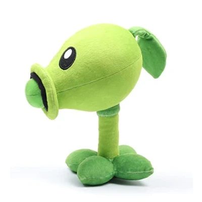 Abbildung von Pflanzen gegen Zombies Peashooter Erbsenschießer Plüsch Figur/Toy 23cm original &amp; lizensiert