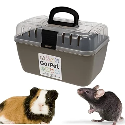 Abbildung von GarPet Tiertransportbox Transportbox Kleintier Hamster Vogel Mäuse Nagetier Trage Box Reisebox