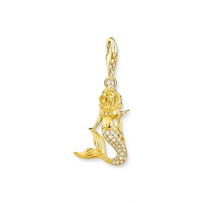 Abbildung von Thomas Sabo Charm Anhänger Meerjungfrau vergoldetes Silber 1887 414 7