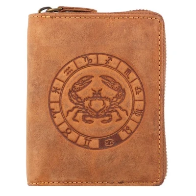 Abbildung von Greenburry Vintage Sternzeichen Geldbörse, Herren, Größe: One Size, Dark brown