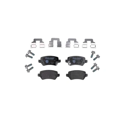 Abbildung von HELLA 8DB 355 040 611 Bremsbelagsatz mit akustischer Verschleißwarnung Bremssattelschrauben Zubehör KIA: cee‘d II Schrägheck