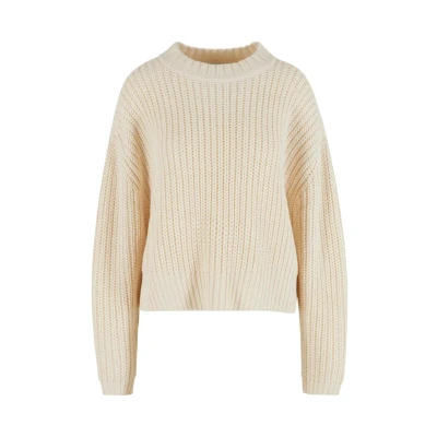 Abbildung von Urban Classics WIDE Basic Strickpullover, Damen, Größe: 4XL, Whitesand