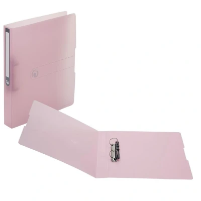 Abbildung von herlitz Ringbuch 2 Ringe DIN A4 3.8 cm rosa transparent