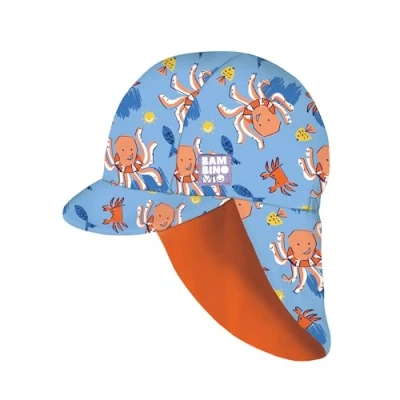 Abbildung von Bambino Mio Unisex Baby Swim Sun Hat Wende Sonnenhut, Wellen, 1 3 Jahre