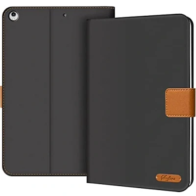 Abbildung von Verco Hülle für Neu iPad 2018/2017 9.7, Schutzhülle Tablet Tasche Standfunktion Cover (6. Generation), Schwarz