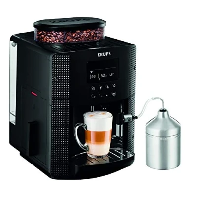 Abbildung von Krups Kaffeevollautomat &quot;EA8160 Essential Espresso&quot;, Wassertankkapazität: 1,7 Liter, inkl. Auto Cappuccino XS6000 Set