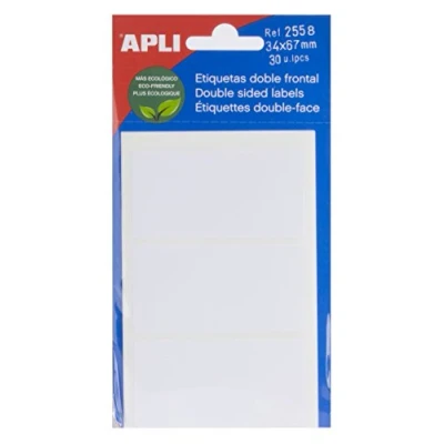Abbildung von Apli 2558 Tasche Etiketten doppelt Front