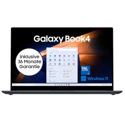Abbildung von Samsung Galaxy Book4 Notebook, 15,6 Zoll Display, Intel Core i3 Prozessor, 16 GB RAM, Laptop mit 256 Speicher, Gray, 3 Jahre Herstellergarantie [Exklusiv auf Amazon]