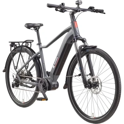 Abbildung von Telefunken E Bike &quot;SUV700&quot;, 10 Gang, Shimano, Mittelmotor 250 W, (29 Zoll, Straßenzulassung, Scheibenbremsen), Pedelec, Elektrofahrrad für Herren u. Damen, Trekkingrad, Cityrad