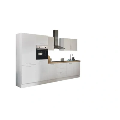 Abbildung von BASIC by Balculina Küchenzeile &quot;Turin&quot;, Breite 330 cm, wahlweise mit E Geräten