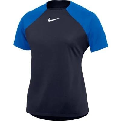Abbildung von NIKE DH9242 451 W NK DF ACDPR SS TOP K T Shirt Damen Obsidian/ROYAL Blue/White Größe L