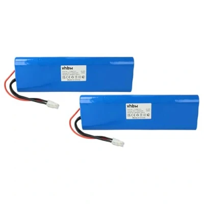 Abbildung von vhbw 2X Akku kompatibel mit Husqvarna Automower 210AC, 210C, 220AC, 230ACX, 260ACX, G2 (2004 2006), SH, Solar Hybrid Mähroboter (NiMH, 2000mAh, 18V)