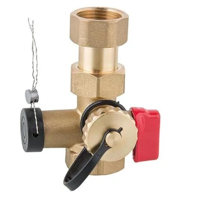 Abbildung von Eurotherm Kappenventil mit KFE Hahn Schnellkupplung für Ausdehnungsgefäße DN20 (3/4&quot;)