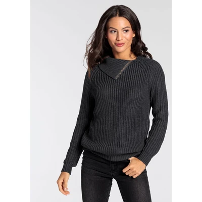 Abbildung von Laura Scott Strickpullover, mit elegantem Glitzerdetail NEUE KOLLEKTION