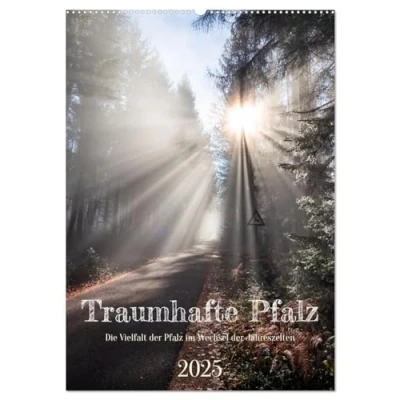 Abbildung von Traumhafte Pfalz (Wandkalender 2025 DIN A2 hoch), CALVENDO Monatskalender