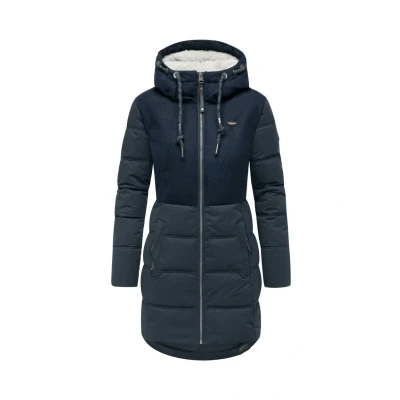 Abbildung von Ragwear Winterjacke &quot;Ashani Block Intl.&quot;, mit Kapuze, stylischer Winterparka gefütterter Kapuze