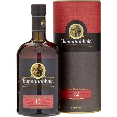 Abbildung von Bunnahabhain 12 Jahre alte Single Malt Scotch Whisky 70cl Flasche