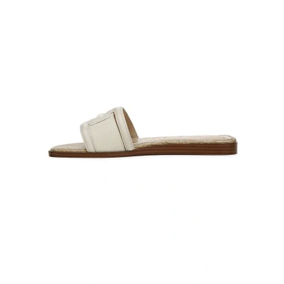 Abbildung von Sam Edelman Irina Pantolette flach, Damen, Größe: 36.5, Modern ivory leather Schuhe