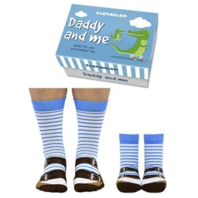 Abbildung von Cucamelon Papa Sandalen Socken für Vater und Kind (2 Paar) Strumpf