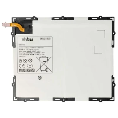 Abbildung von vhbw Akku kompatibel mit Samsung Galaxy Tab SM P585M, P585N, P585N0, P585Y, T580 Tablet Pad (7300mAh, 3,8V, Li Polymer)